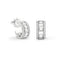 Belle Époque Reel White Gold and Diamonds Earrings, 5.7mm